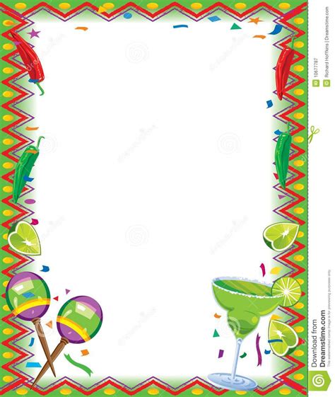 free fiesta clip art borders.